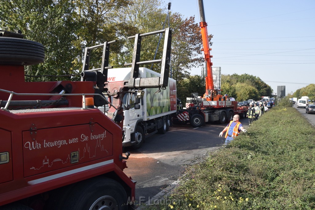 Schwerer VU PKlemm A 57 Rich Innenstadt Hoehe Koeln Chorweiler P233.JPG - Miklos Laubert